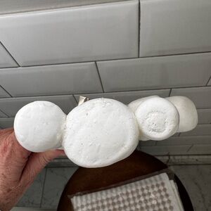 White marshmallow headband for girls (age 8) costume